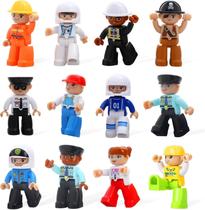 Conjunto de figuras magnéticas Mruikeny Large Community, 12 peças