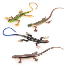 Conjunto de figuras: modelos realistas de répteis de PVC para lagartos e lagartixas, 4 unidades Conjunto de figuras: modelos realistas de répteis de PVC para lagartos e lagartixas, 4 unidades