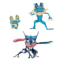 Conjunto de figuras Pokémon Select Evolution Pack Froakie Frogadier Greninja