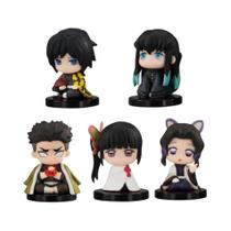 Conjunto De Figuras Q Posket Demon Slayer 5Pcs 10Pcs 12Pcs 15Pcs Kimetsu No Yaiba Mini Bonecos De