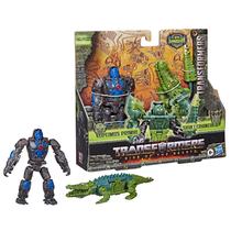 Conjunto de Figuras Transformáveis - Optimus Primal e Skullcruncher - Transformers: O Despertar das Feras - Hasbro