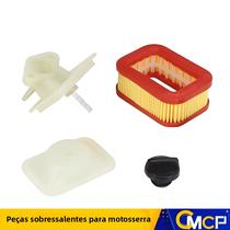 Conjunto De Filtro De Ar De Papel Para Motosserra a Gasolina 52/58CC CMCP 5200 5800 Peças De