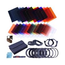 Conjunto De Filtro DSLR Gradiente De 24 Cores Kit Completo De Filtro De Câmera Quadrada ND Para DSLR