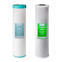 Conjunto de filtros de água iSpring F2WGB22BM 2 estágios para toda a casa Conjunto de filtros de água iSpring F2WGB22BM 2 estágios para toda a casa
