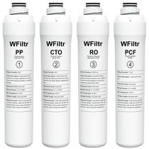 Conjunto de Filtros de Água WFiltr RO PP CTO PCF com 4 Unidades Conjunto de Filtros de Água WFiltr RO PP CTO PCF com 4 Unidades