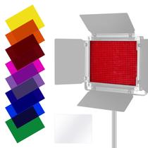 Conjunto de filtros de cores Neewer 660 LED Video Light 16,7 x 21,7 cm