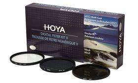 Conjunto de filtros Hoya 67mm (HMC UV/Circular Polarizer /ND8) 3 Digital
