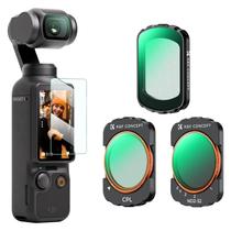 Conjunto de filtros K&F Concept Magnetic Effect e ND e CPL para DJI Osmo Pocket 3