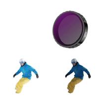 Conjunto De Filtros ND CPL DJI OSMO Action4/5 pro Com Lentes ND8, ND16, ND32 E Estrutura De Alumínio