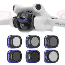 Conjunto de filtros ND FPVERA para câmera de drone DJI Mini 4 Pro, pacote com 6 Conjunto de filtros ND FPVERA para câmera de drone DJI Mini 4 Pro, pacote com 6