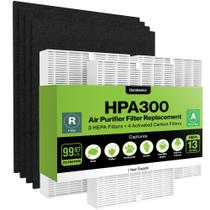 Conjunto de filtros purificadores de ar Durabasics HPA300 Honeywell HEPA Conjunto de filtros purificadores de ar Durabasics HPA300 Honeywell HEPA