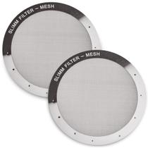 Conjunto de filtros reutilizáveis Slimm Filter 2x Mesh para AeroPress Conjunto de filtros reutilizáveis Slimm Filter 2x Mesh para AeroPress