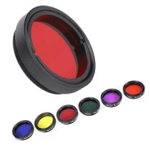 Conjunto de filtros telescópicos Mugast de 1,25 polegadas com caixa de armazenamento de 6 unidades Conjunto de filtros telescópicos Mugast de 1,25 polegadas com caixa de armazenamento de 6 unidades