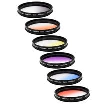 Conjunto de filtros Vivitar de 6 peças com revestimento rotativo graduado multirrevestido (72 mm)