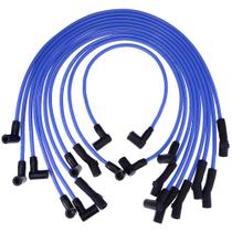 Conjunto de fios Spark Plug Anxingo Racing 9 mm azul para Ford F-150