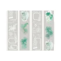 Conjunto De Fita Washi PET Em Aquarela Pastel 2 Rolos Mr Paper Para Journaling Scrapbooking