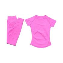 Conjunto De Fitness Feminino Slim Fit Para Yoga, 2 Peças, Leggings E Top Sem Costura, Roupa Ativa