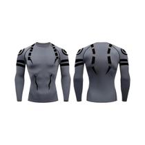 Conjunto de Fitness Jujutsu Kaisen Masculino - Camisa 3D de Secagem Rápida e Shorts de Compressão