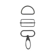 Conjunto De Fivelas De Cinto De Metal Em Cores Mistas 15 Peças 15-38mm D-Ring Retangular Com Ajuste