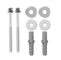 Conjunto de Fixação Bacias Sanitárias Aço+Aço Inox 10mmx90mm Conjunto de Fixação Bacias Sanitárias Aço+Aço Inox 10mmx90mm