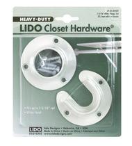 Conjunto de flanges de armário Lido Designs LB-26-505SET White Metal