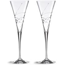 Conjunto de flautas de torragem Lenox Adorn Crystal, 2 peças, 210 ml, transparente