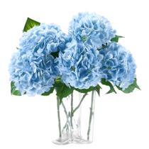 Conjunto de flores artificiais Hydrangea Real Touch 52 cm 5 unidades Conjunto de flores artificiais Hydrangea Real Touch 52 cm 5 unidades