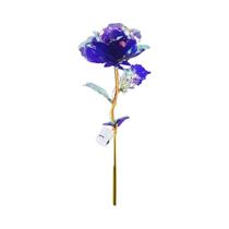 Conjunto De Flores De Rosa Eterna LED De Folha Dourada Para Presente De Aniversário De Dia Das Mães