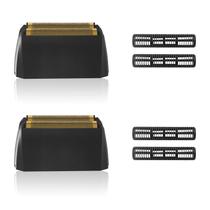 Conjunto de folha de ouro e barra de corte Super Close de substituição do barbeador compatível com o barbeador Wahl 5 Star Series Vanish8173-700(pacote com 2)