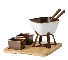 Conjunto De Fondue Bilzen Cerâmica 8 Peças Cjfn031 Hauskraft