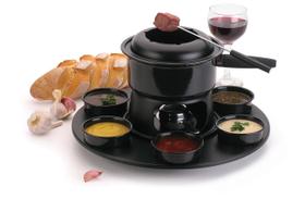 Conjunto de Fondue Completo Giratório Lugano Esmaltado Forma