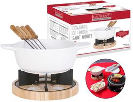 Conjunto De Fondue Hauskraft Linha Saint Moritz 12 Peças