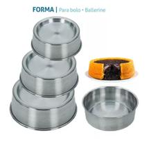 Conjunto De Forma Vulcão Assadeira Redonda Ballerine Vulcão Pool Piscina Fondue N 18, 20 E 24