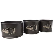 Conjunto De Formas Com Fundo Removível Cozinha Preto - Wincy Conjunto De Formas Com Fundo Removível Cozinha Preto - Wincy