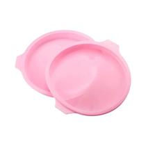 Conjunto De Formas De Silicone Para Bolo Mousse Arco-Íris, Redondas De 4, 6 E 8 Polegadas,