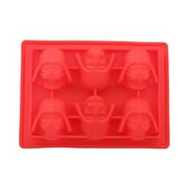 Conjunto De Formas De Silicone Para Gelo E Chocolate Stormtrooper Darth Vader Millennium Falcon Han