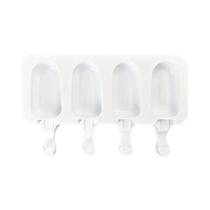 Conjunto De Formas De Silicone Para Picolé Com 50 Palitos De Madeira Para DIY De Bolos E Sorvetes, 3 Conjunto De Formas De Silicone Para Picolé Com 50 Palitos De Madeira Para DIY De Bolos E Sorvetes, 3