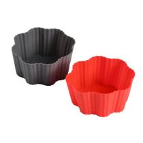 Conjunto de Formas para Cupcake Cazza Flor 10 Peças Conjunto de Formas para Cupcake Cazza Flor 10 Peças