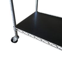 Conjunto de forros de prateleira RESILIA para prateleiras de arame, 14x36 polegadas, pacote com 5, preto