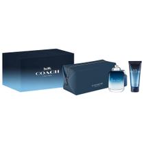 Conjunto de Fragrância COACH Blue 3 Peças Eau de Toilette Presente