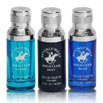 Conjunto de Fragrâncias Beverly Hills Polo Club 3x30 ml EDT Masculino Conjunto de Fragrâncias Beverly Hills Polo Club 3x30 ml EDT Masculino