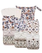 Conjunto de fraldas de pano Babygoal Boho, pacote com 13 unidades, laváveis e reutilizáveis Conjunto de fraldas de pano Babygoal Boho, pacote com 13 unidades, laváveis e reutilizáveis