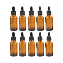 Conjunto De Frascos Conta-gotas De Vidro Recarregáveis 5/10/15/20/30ml Com 4 Acessórios Funil E
