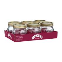 Conjunto de frascos de preservação Kilner para armazenamento de alimentos, 6x250ml Conjunto de frascos de preservação Kilner para armazenamento de alimentos, 6x250ml