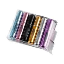 Conjunto De Frascos De Spray Portáteis Para Viagem 6pcs 5ml Frascos De Perfume Com Fundo
