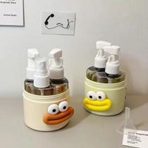 Conjunto de Frascos Pra Viagem Portatil 3 Frascos e Capinha Conjunto de Frascos Pra Viagem Portatil 3 Frascos e Capinha