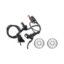 Conjunto De Freio a Disco Hidráulico Shimano MT200 De 160mm Para Bicicleta De Montanha MTB Com Conjunto De Freio a Disco Hidráulico Shimano MT200 De 160mm Para Bicicleta De Montanha MTB Com