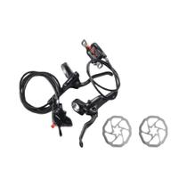Conjunto De Freio a Disco Hidráulico Shimano MT200 De 160mm Para Bicicleta De Montanha MTB Com Conjunto De Freio a Disco Hidráulico Shimano MT200 De 160mm Para Bicicleta De Montanha MTB Com