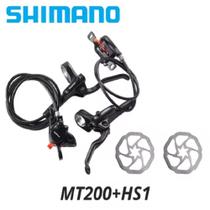 Conjunto De Freio a Disco Hidráulico Shimano MT200 De 160mm Para Bicicleta De Montanha MTB Com Conjunto De Freio a Disco Hidráulico Shimano MT200 De 160mm Para Bicicleta De Montanha MTB Com