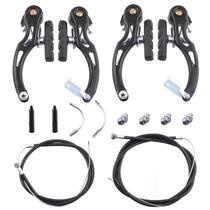 Conjunto de freios de bicicleta Swpeet, 14 unidades, cabos tipo V, botas de borracha Conjunto de freios de bicicleta Swpeet, 14 unidades, cabos tipo V, botas de borracha